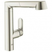 Смеситель для кухни GROHE K7 с выдвижным изливом, 32176DC0 — фото, характеристики, купить в NOVOCHERKASSK-CLIMBO