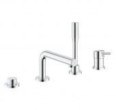 Смеситель для ванны GROHE Concetto с душевым гарнитуром (на бортик ванны), 19576001 — фото, характеристики, купить в NOVOCHERKASSK-CLIMBO