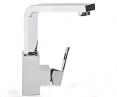 Смеситель для раковины GROHE Eurocube с донным клапаном и высоким изливом, 23135000 — фото, характеристики, купить в NOVOCHERKASSK-CLIMBO