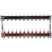 ROMMER Коллектор из нержавеющей стали с расходомерами 12 выходов — фото, характеристики, купить в NOVOCHERKASSK-CLIMBO