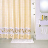 Штора для ванной комнаты 180*200 см полиэстер beige fresco Milardo — фото, характеристики, купить в NOVOCHERKASSK-CLIMBO