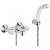 Смеситель для ванны GROHE Costa L с душевым гарнитуром, 25460001 — фото, характеристики, купить в NOVOCHERKASSK-CLIMBO