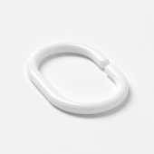 Набор колец для шторы в ванную комнату, White, RID011P, IDDIS — фото, характеристики, купить в NOVOCHERKASSK-CLIMBO