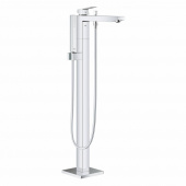 Смеситель для ванны GROHE Eurocube, свободностоящий, с ручным душем, хром (23672001) — фото, характеристики, купить в NOVOCHERKASSK-CLIMBO