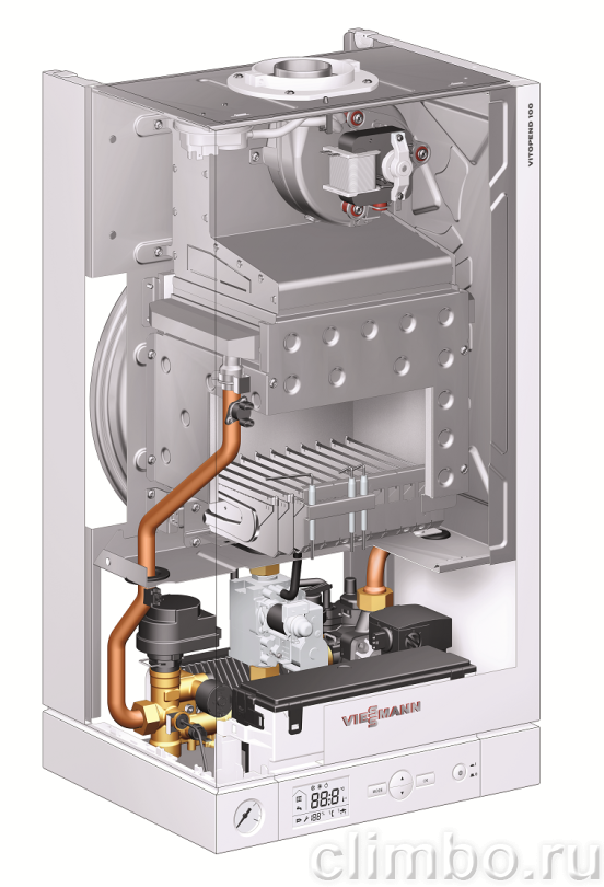 Двухконтурный котел Viessmann Vitopend 100-W A1JB A1JB009 (с раздельными теплообменниками) — фото товара