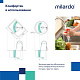 Смеситель для кухни с гибким изливом, сатин, Meal, Milardo, M01BN0FM05 — фото товара