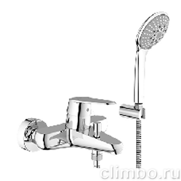 Смеситель для ванны GROHE Eurodisc Cosmopolitan с душевым гарнитуром, 33395002 — фото товара
