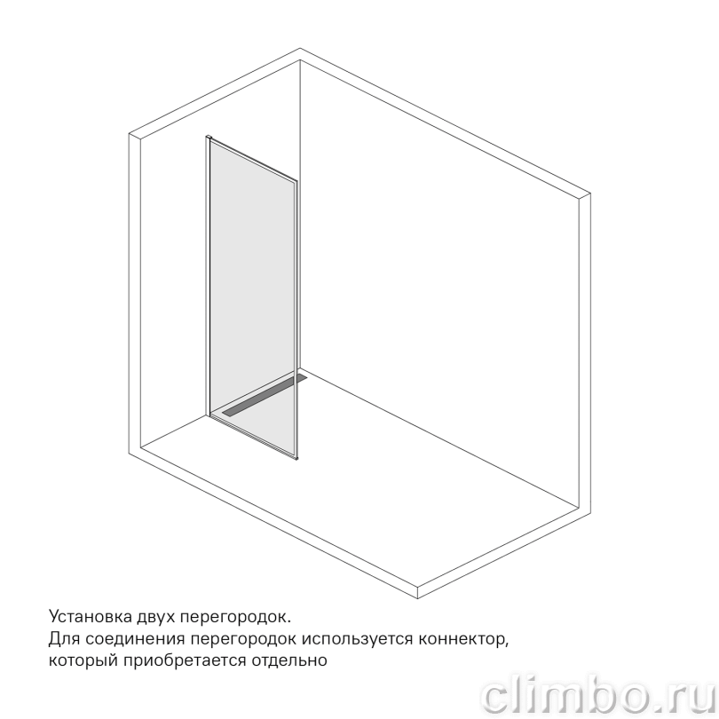 Душевая перегородка Walk In, черный 120x195, Slide, IDDIS, SLI8BS2i23 — фото товара