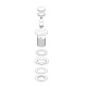 Выпуск для умывальника, Cloud, золото, IDDIS, CLOG000i88 — фото товара