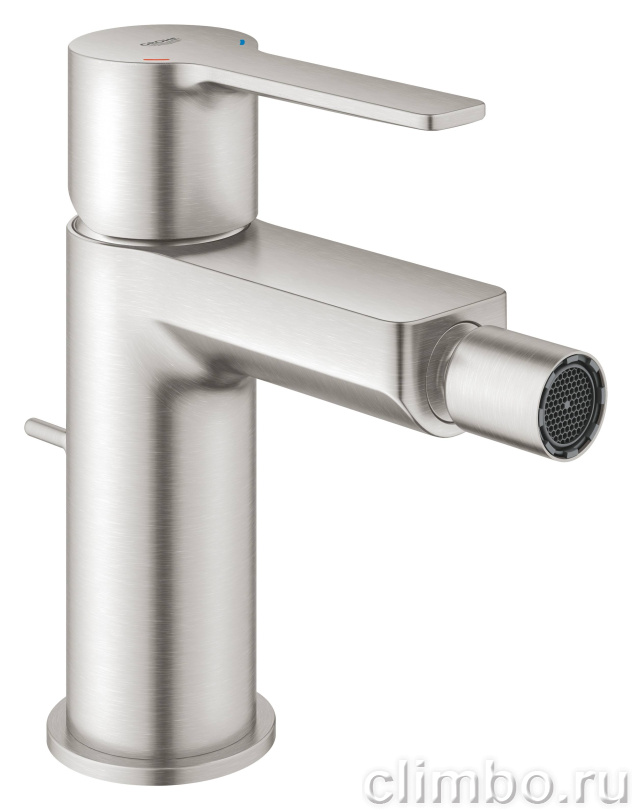 Смеситель для биде GROHE Lineare New с донным клапаном, суперсталь (33848DC1) — фото товара